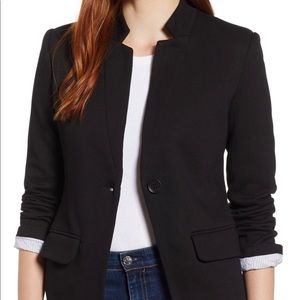 Gibson notch color cotton blazer